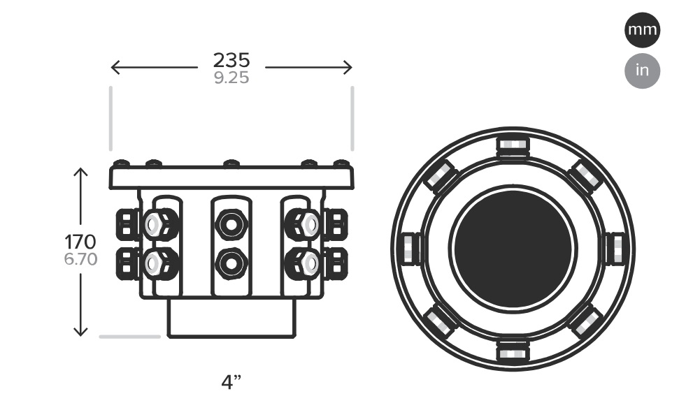 Drawing of JT fountain Cable Inlet